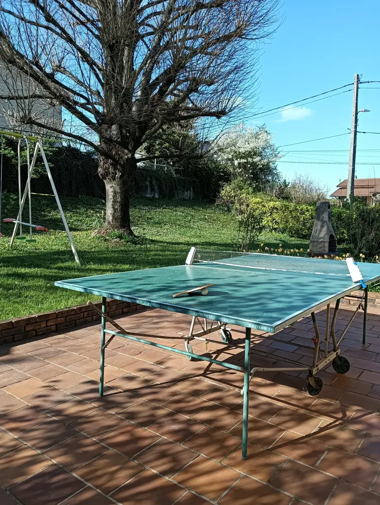 Jardin avec balançoire pour le plaisir des enfants